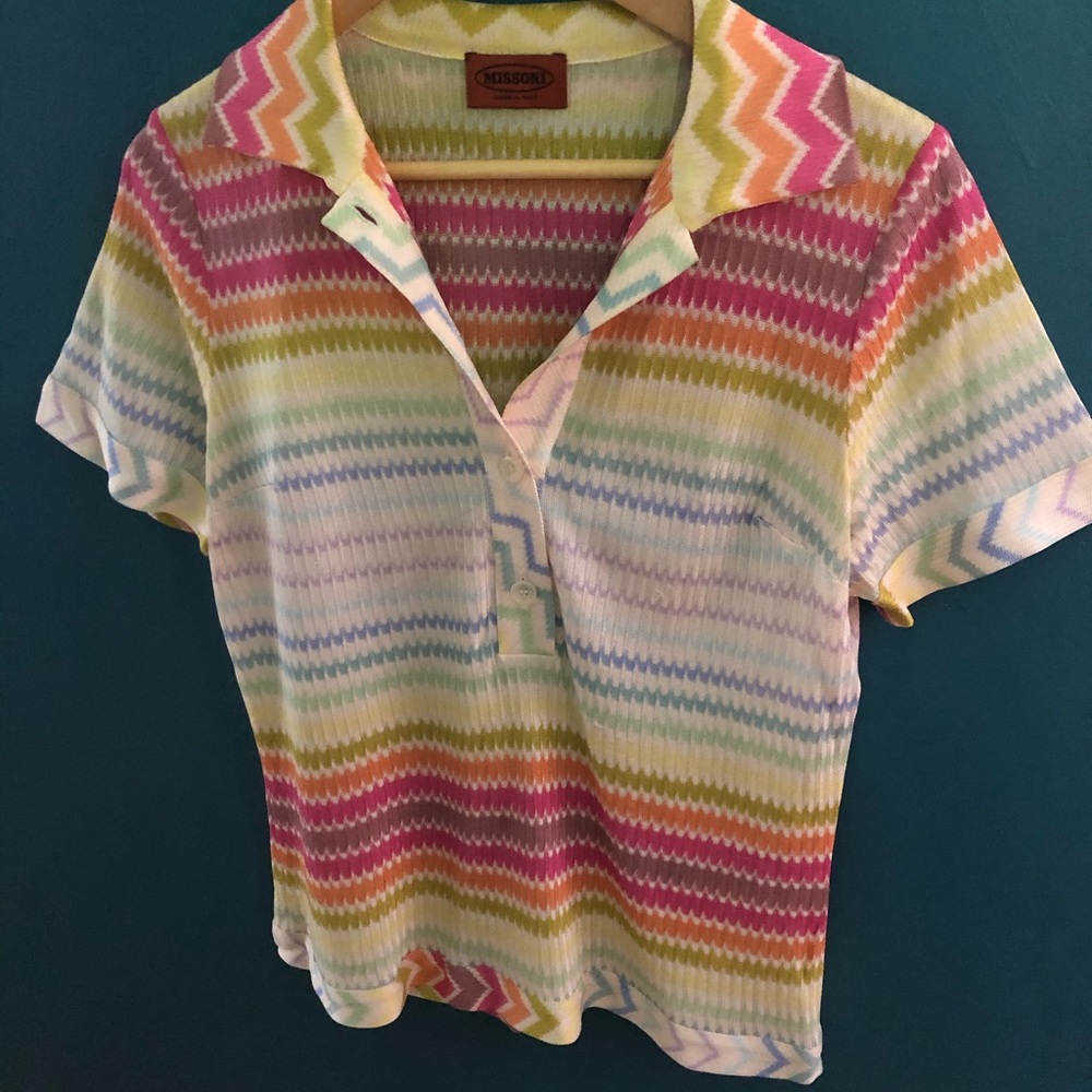 Missoni knit top. Size women 6-8. Unique Designer sample. Perfect condition.
